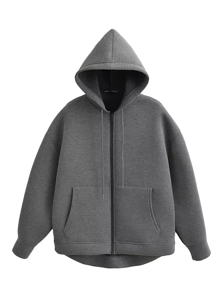 Nuvora Oversized Zip Hoodie