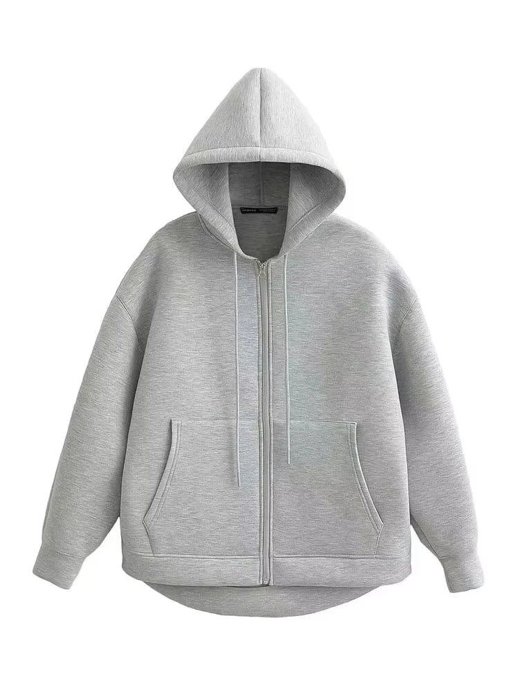Nuvora Oversized Zip Hoodie
