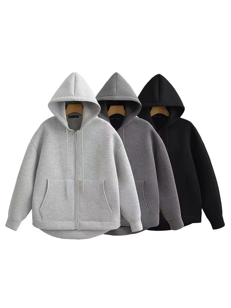 Nuvora Oversized Zip Hoodie